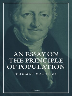 cover image of An Essay on the Principle of Population